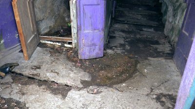 "Стіни мокрі, грибок, усе сиплеться". У Кривому Розі люди вимагають ремонту у підтопленому під'їзді