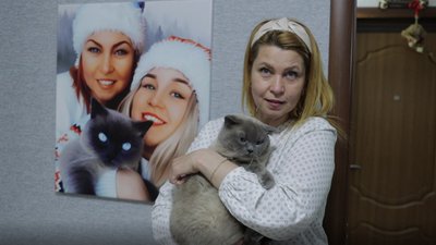 Тернополянка Ореста Дешева подорожує зі своїм котом Тернополянка Ореста Дешева подорожує зі своїм котом