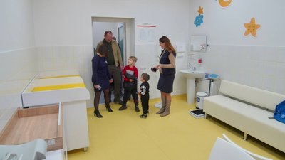 На Київщині відкрили першу амбулаторію в рамках проєкту "Турбота з народження вдома" На Київщині відкрили першу амбулаторію в рамках проєкту "Турбота з народження вдома"