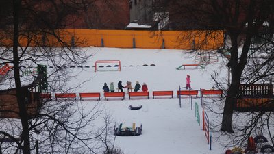Зима, діти