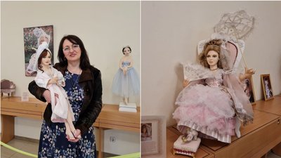Надихається книгами, фільмами та балетом. Кропивничанка створює ляльки з глини