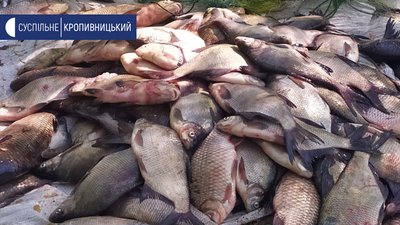 На Кіровоградщині рибоохоронний патруль забрав у двох рибалок пів тонни риби