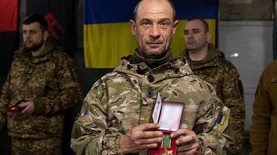 Нагороди для бійців НГУ, які перебувають на Лиманському напрямку