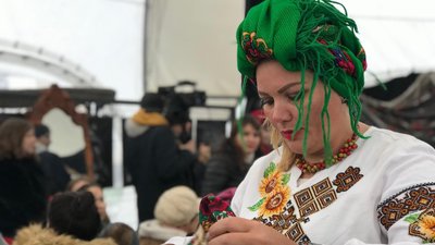 Свято української хустки відзначили в Івано-Франківську