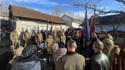 похорон захисника, заліщицька громада, михайло кирилюк, тернопільщина
