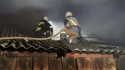 Пожежа на Черкащині знищила покрівлю та 300 кілограмів сіна