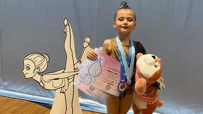 Житомирські гімнастки вибороли комплект нагород на турнірі у Вінниці Житомирські гімнастки вибороли комплект нагород на турнірі у Вінниці