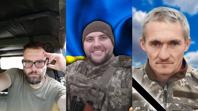 Полеглі військові з Буковини Томашевський, Грубляк та Савельєв
