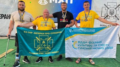 Сумські ветерани здобули медалі на турнірі "Звитяга Нескорених" на Вінниччині