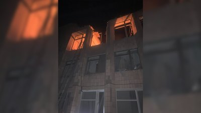 У Семенівці "Шахед" частково зруйнував будівлю міської ради