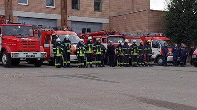 Рятувальники Харківщини попрощалися з колегою, який разом з дочкою загинув в ДТП