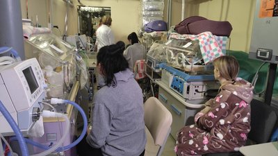 Під час повітряної тривоги 16 грудня в новому укритті перинатального у Луцьку перебували майже 20 дітей Під час повітряної тривоги 16 грудня в новому укритті перинатального у Луцьку перебували майже 20 дітей
