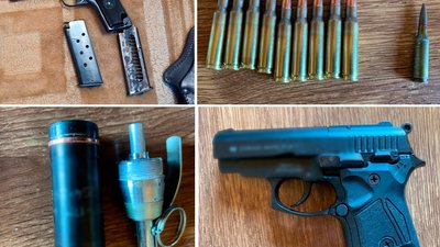 На Полтавщині затримали чоловіків, які незаконно зберігали зброю На Полтавщині затримали чоловіків, які незаконно зберігали зброю