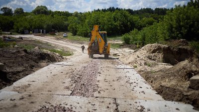 Міст через Псел у Бишкіні на Сумщині планують відновити до кінця літа Міст через Псел у Бишкіні на Сумщині планують відновити до кінця літа