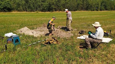 На Житомирщині знашли останки трьох солдатів Червоної армії