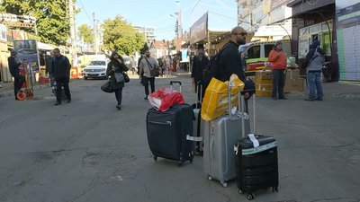 Хасиди їдуть з Умані додому