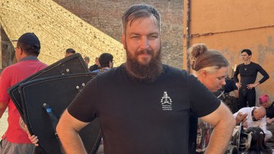 У Луцьку протягом двох днів триває лицарський турнір "Середньовічний Лучеськ" — Сергій Ващук У Луцьку протягом двох днів триває лицарський турнір "Середньовічний Лучеськ" — Сергій Ващук