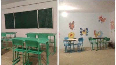 Укриття в гімназії й дитсадку села Братолюбівка Укриття в гімназії й дитсадку села Братолюбівка