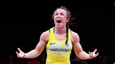 Оксана Лівач, спортсменка збірної України з вільної боротьби серед жінок