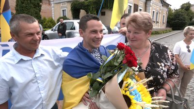 Звільнений з полону Денис Пшава, Волинь
