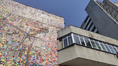 Художник із Франції створив стінопис у Дніпрі Художник із Франції створив стінопис у Дніпрі
