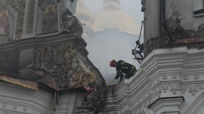 Свято-Успенський собор, пошкоджений атакою РФ 15 червня 2026 року