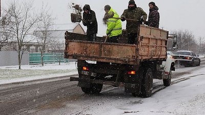 У Генічеськ на Херсонщині прийшла справжня зима У Генічеськ на Херсонщині прийшла справжня зима