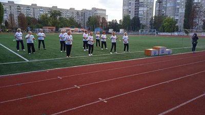 У Сумах провели спортивні змагання серед людей поважного віку