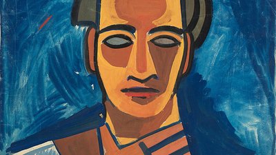 Self-portrait by Valerii Lamakh