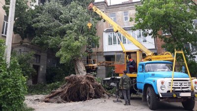 "Вітер мало не підняв нас у повітря". Кропивничани розповіли про наслідки буревію