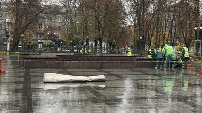 Консервація фонтану у сквері ім. О. Бабаєва