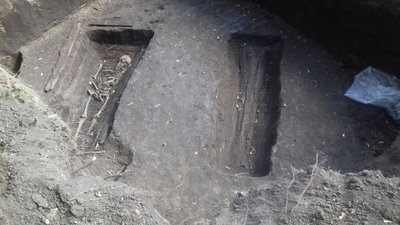 У Вінниці дослідники знайшли старе військове кладовище У Вінниці дослідники знайшли старе військове кладовище