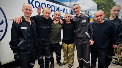 Обмін полоненими 24 серпня, звільнені з полону бійці з Волині