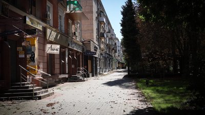 Середмістя Херсона, обстріл РФ