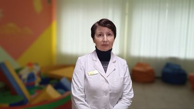 Завідувачка відділення фізичної реабілітації дитячої лікарні імені Башека Наталія Рижовська Завідувачка відділення фізичної реабілітації дитячої лікарні імені Башека Наталія Рижовська