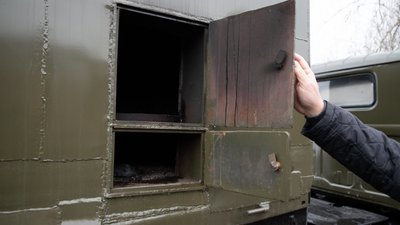 "Лазню на колесах" передали оборонцям з Вінниччини "Лазню на колесах" передали оборонцям з Вінниччини