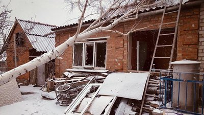 Російські обстріли на Запоріжжі в січні 2024 року