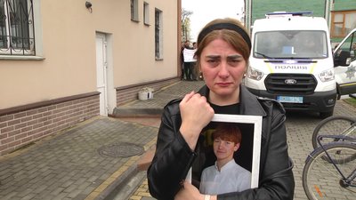 Мати загиблого Наталія Корзун