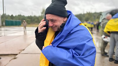 Один зі звільнених з полону жителів Новобузької громади