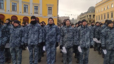 До Дня соборності України в Одесі створили "живий ланцюг" та заспівали Державний Гімн До Дня соборності України в Одесі створили "живий ланцюг" та заспівали Державний Гімн