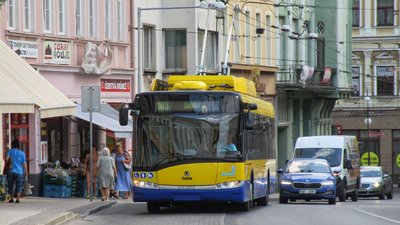 Тролейбус Skoda 26Tr Solaris у місті Теплице