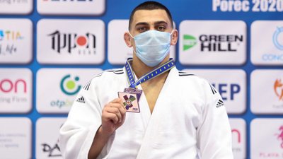 Україна здобула одну "бронзу" на Євро U23 з дзюдо. Її автор - Геворг Манукян