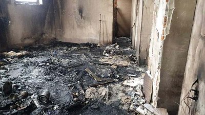 На Тернопільщині горіла недобудована церква: що відомо На Тернопільщині горіла недобудована церква: що відомо