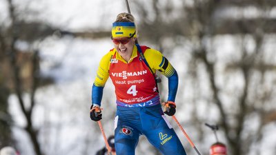 Юлія Джима займає найвище місце у загальному заліку Кубка світу з біатлону