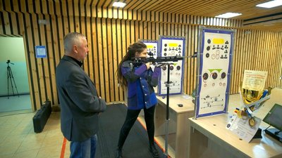 Вінничанка готується до Чемпіонату з кульової стрільби Вінничанка готується до Чемпіонату з кульової стрільби