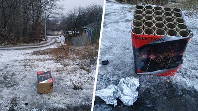 Поліція Харкова знайшла залишки феєрверку, який запускали під час похорону Кернеса