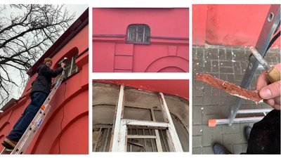 Як волонтери реставрують автентичні вікна в червоному корпусі університету Шевченка