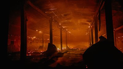 На Тернопільщині горіла недіюча ферма