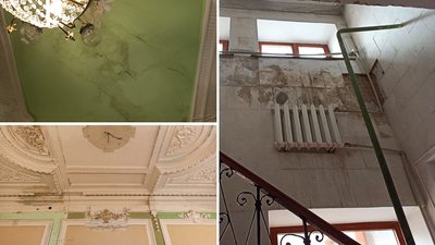 У Кропивницькому руйнується дах бібліотеки для юнацтва У Кропивницькому руйнується дах бібліотеки для юнацтва