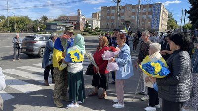 У Тальному зустріли звільненого з російського полону захисника Івана Фодора